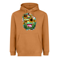 Meerkat Georgia Map Sunflower Cactus Serape Heavyweight Hoodie - RanaPortraitStore
