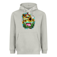 Moon Dust Georgia Map Sunflower Cactus Serape Heavyweight Hoodie - RanaPortraitStore