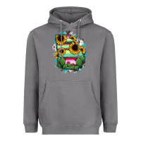Storm Georgia Map Sunflower Cactus Serape Heavyweight Hoodie - RanaPortraitStore