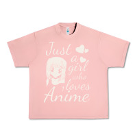 Salmon just a girl who loves anime Urban Heavy Tee - DesigneFamous