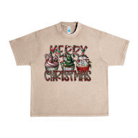 French Oak Merry Christmas Urban Heavy Tee - CowhideDigitalArt