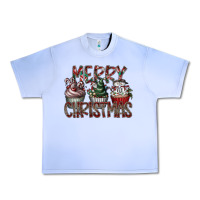 Grape Ice Merry Christmas Urban Heavy Tee - CowhideDigitalArt