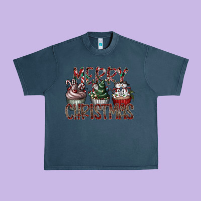 Merry Christmas Urban Heavy Tee Designed By Cowhidedigitalart