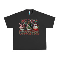 Pigment Black Merry Christmas Urban Heavy Tee - CowhideDigitalArt