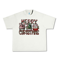 Pistachio Merry Christmas Urban Heavy Tee - CowhideDigitalArt