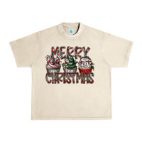 Sandshell Merry Christmas Urban Heavy Tee - CowhideDigitalArt