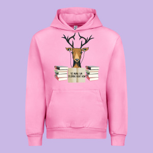 Yes Mama I Am Studying Right Now, Deer Urban Hoodie Designed By Bettercallsaul