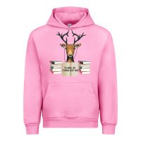Fuchsia Pink Yes Mama I Am Studying Right Now, Deer Urban Hoodie - Bettercallsaul