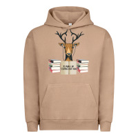 Pigment Burro Yes Mama I Am Studying Right Now, Deer Urban Hoodie - Bettercallsaul