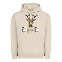 Pigment French Oak Yes Mama I Am Studying Right Now, Deer Urban Hoodie - Bettercallsaul
