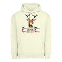Pigment Pistachio Yes Mama I Am Studying Right Now, Deer Urban Hoodie - Bettercallsaul