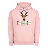 Pigment Salmon Yes Mama I Am Studying Right Now, Deer Urban Hoodie - Bettercallsaul