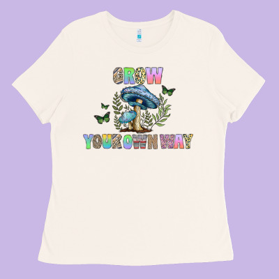 Grow Your Own Way Ladies Tee Designed By Cowhidedigitalart