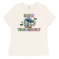 Bone grow your own way Ladies Tee - CowhideDigitalArt