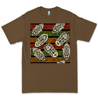 Cacao african mask seamless pattern Premium Tee - BundleAndBundleShop