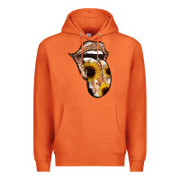 Carrot Leopard Sunflower Tongue Premium Hoodie - Jasminsmagicworld