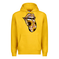Lemon Leopard Sunflower Tongue Premium Hoodie - Jasminsmagicworld