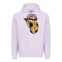 Lilac Leopard Sunflower Tongue Premium Hoodie - Jasminsmagicworld