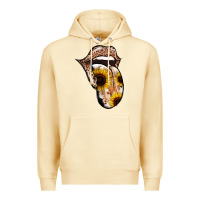 Pina Colada Leopard Sunflower Tongue Premium Hoodie - Jasminsmagicworld