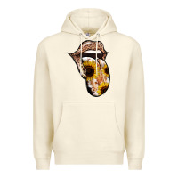 Sandshell Leopard Sunflower Tongue Premium Hoodie - Jasminsmagicworld