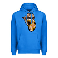 True Royal Leopard Sunflower Tongue Premium Hoodie - Jasminsmagicworld