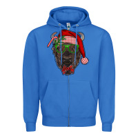 True Royal christmas bison Zipper Hoodie - RanaPortraitStore