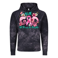 Cloud Black with god all things are possible Vintage Hoodie - BarkalooDesign