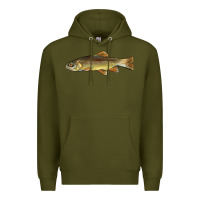 Army Green arizona apache trout fish Premium Hoodie - BarkalooDesign