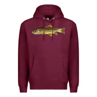 Burgundy arizona apache trout fish Premium Hoodie - BarkalooDesign