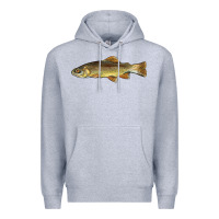 Heather Grey arizona apache trout fish Premium Hoodie - BarkalooDesign