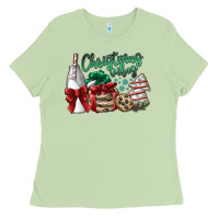 Matcha christmas vibes Ladies Tee - SublimationCraftShop