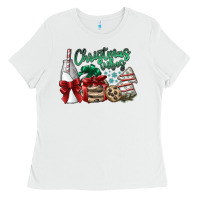 White christmas vibes Ladies Tee - SublimationCraftShop