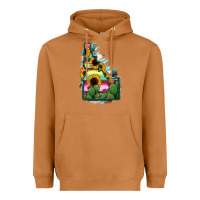 Meerkat Idaho Map Sunflower Cactus Serape Heavyweight Hoodie - RanaPortraitStore