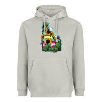 Moon Dust Idaho Map Sunflower Cactus Serape Heavyweight Hoodie - RanaPortraitStore