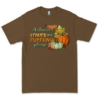 Cacao autumn leaves and pumpkins please Premium Tee - BundleAndBundleShop