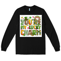 Black you're my lucky charm artiststas filigran Long Sleeve Tee - Artiststas