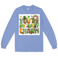 Colony Blue you're my lucky charm artiststas filigran Long Sleeve Tee - Artiststas