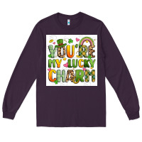 Plum you're my lucky charm artiststas filigran Long Sleeve Tee - Artiststas