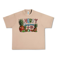 Burro Merry Christmas Urban Heavy Tee - CowhideDigitalArt