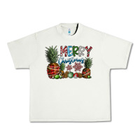 Pistachio Merry Christmas Urban Heavy Tee - CowhideDigitalArt