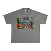 Tornado Merry Christmas Urban Heavy Tee - CowhideDigitalArt