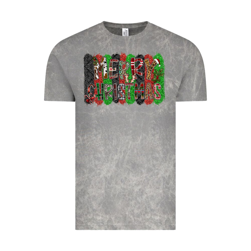 Merry Christmas Vintage Tee by CowhideDigitalArt | Teevron