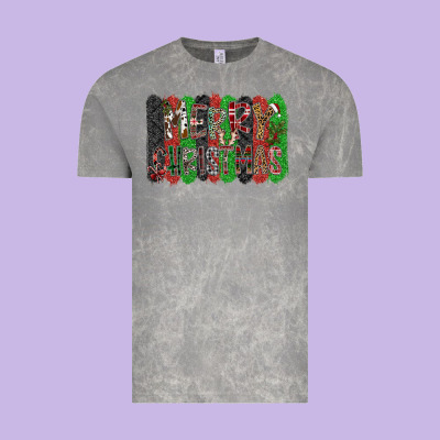 Merry Christmas Vintage Tee Designed By Cowhidedigitalart