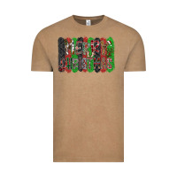 Vintage Coffee Merry Christmas Vintage Tee - CowhideDigitalArt