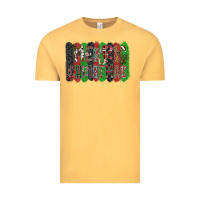 Vintage Mustard Merry Christmas Vintage Tee - CowhideDigitalArt