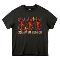 Asphalt Crawfish season mardi gras Heavy Core Tee - BundleAndBundleShop