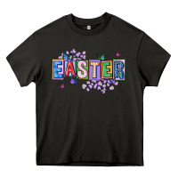 Asphalt easter with leopard Heavy Core Tee - FaDigitalArtStudio