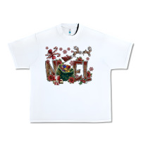 White noel Urban Heavy Tee - CowhideDigitalArt