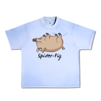 Grape Ice Spider Pig Urban Heavy Tee - DesigneFamous