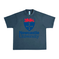 Midnight Navy Newcastle College Urban Heavy Tee - DesigneFamous
